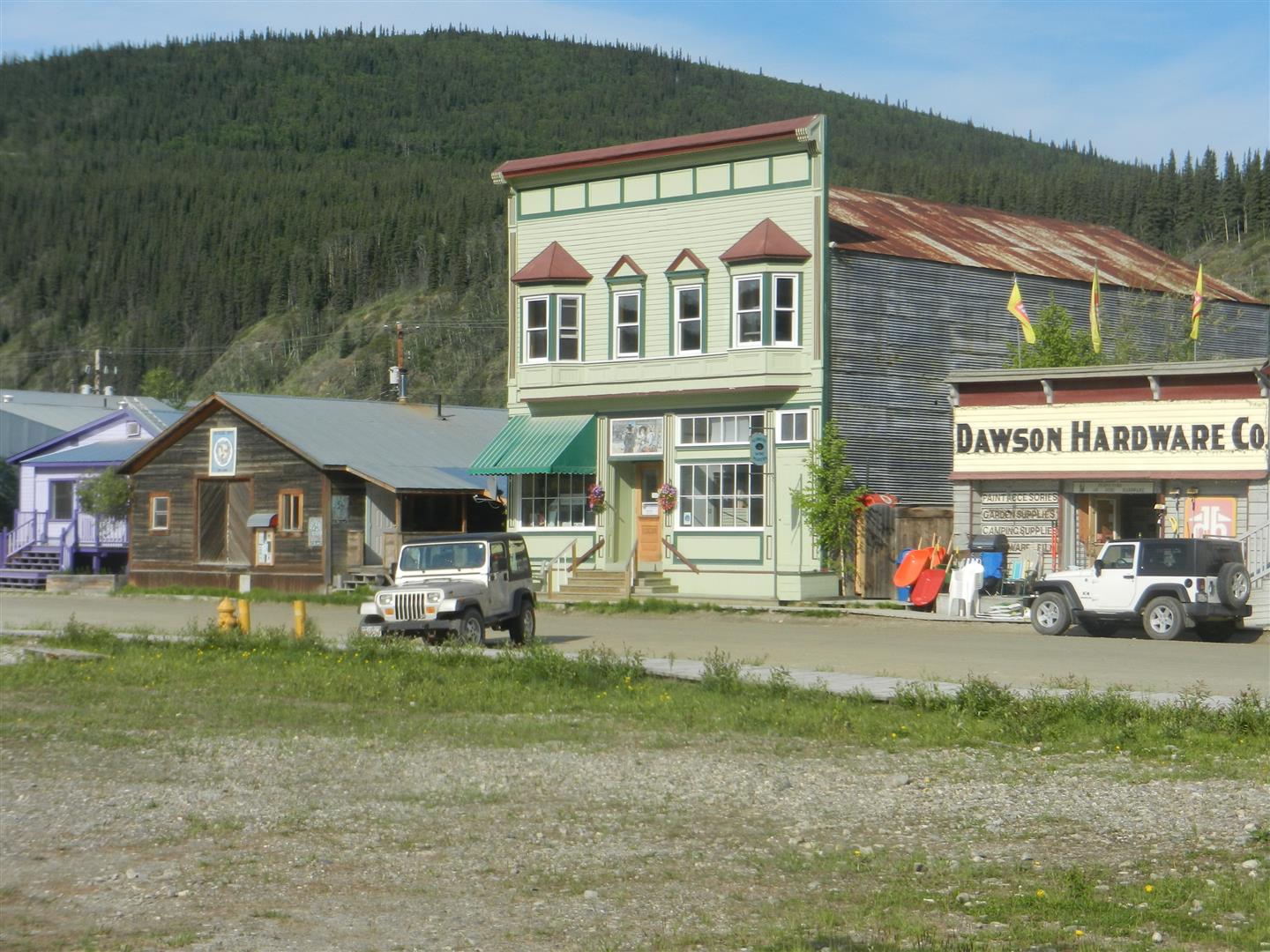 Dawson City Main Street