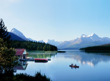 Maligne Lake im Jasper National Park