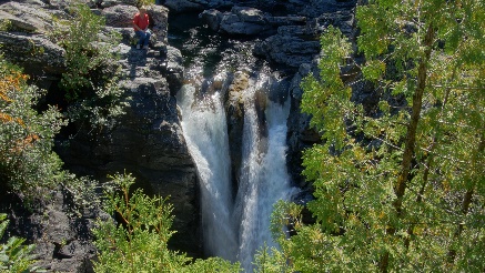 Wasserfall im Gaspésie National Park